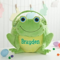 Personalized Frog Kids Easter Basket