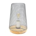 thumbnail image 1 of Lampe de Table en Maille Filaire Grise, 1 of 1