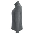 thumbnail image 6 of CORE365 CE405W Women's Fusion ChromaSoft™ Pique Quarter-Zip Pullover-Carbon Heather-M, 6 of 6