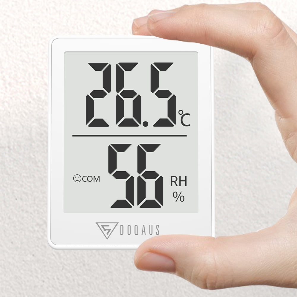 NANGOALA Digital Humidity Monitor Hygrometer Thermometer, Indoor