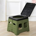 thumbnail image 1 of Folding Portable Toilet for Camping and Emergency Use, Sealed Odor Resistant Lid, Compact Lightweight Design 87Lbs, Instant Setup No Assembly Required, 1 of 7