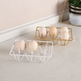 thumbnail image 2 of Egg Skelter Modern Dispenser Rack -Freestanding Wire Chicken Egg Storage Organizer Display Holder Basket for Countertop Kitchen, 2 of 7