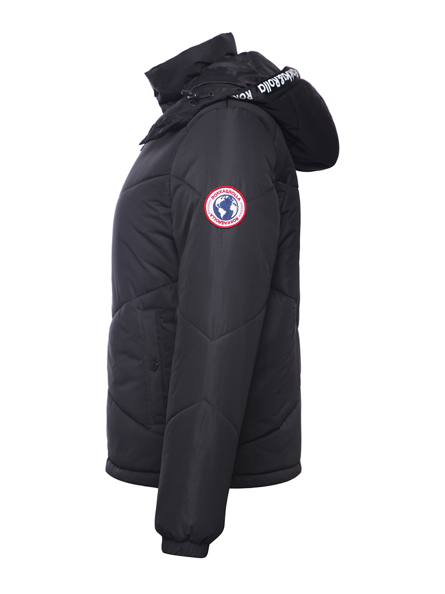 Rokka&Rolla Women's Heavy Puffer Jacket Bubble Coat (Exclusive on Walmart) - image 4 of 8