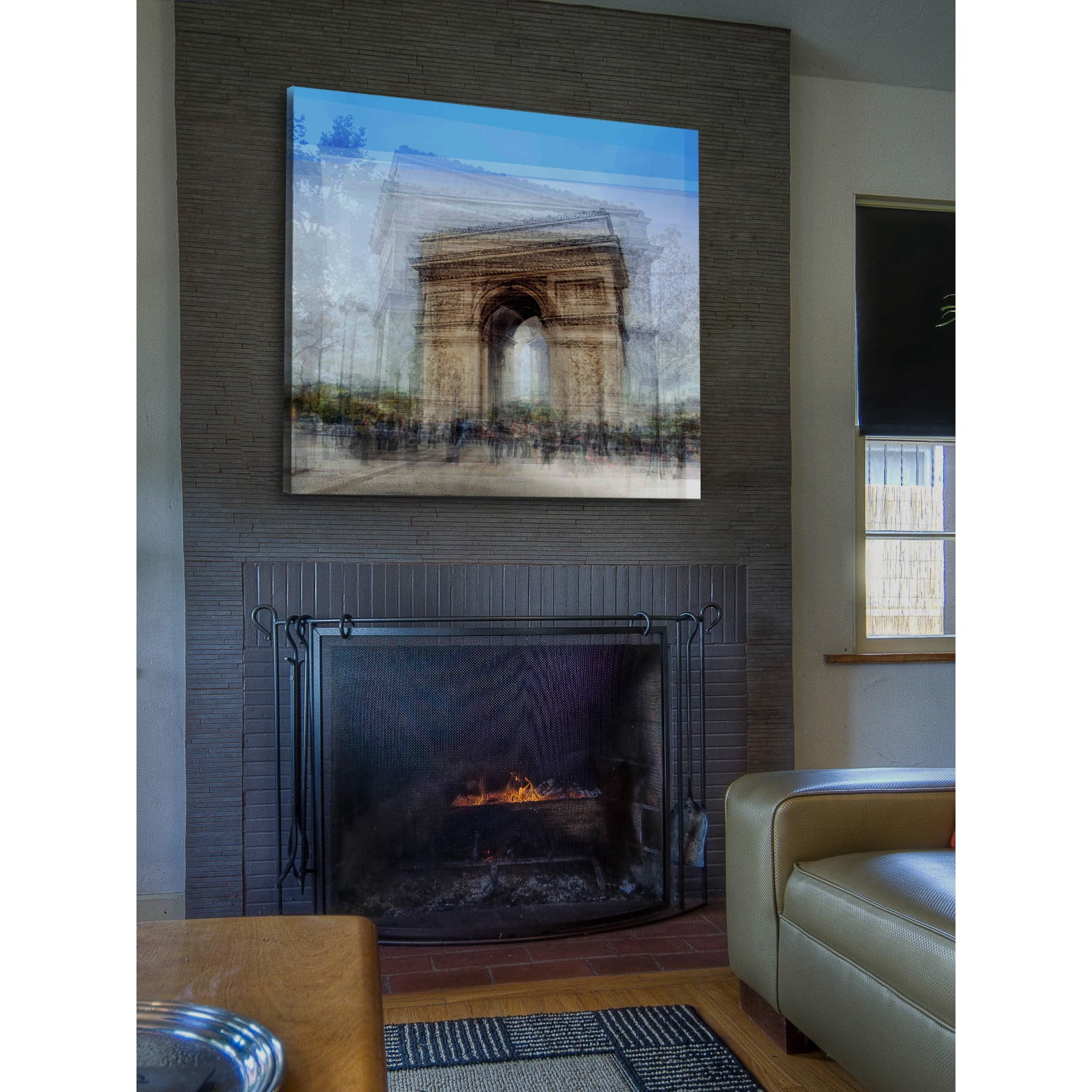 "Arc Du Triomphe" Painting Print on Wrapped Canvas