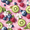 Pink Blueberries, variant on Yayeee Window Curtains Set of 2 for Living Room Light Filtering 63"x42", Green Geometric