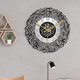 thumbnail image 3 of Reloj de pared de caligrafía islámica de 12 pulgadas, sin tictac, funciona con pilas, arte de pared para Negro y plateado, 3 of 9