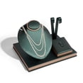 thumbnail image 6 of Kuntesetty Jewelry Display Necklace Earring Set Display Stand for Home Selling Showcase green, 6 of 9