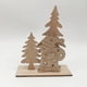 thumbnail image 1 of Adornos de madera artesanales, rebanadas de madera preperforadas, adornos colgantes para árbol de Navidad, decoración, regalo de recuerdo DIY para niños, 1 of 3