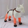 Etuzhy New 2025 Orange Foot Reflective Design Dog Boot Leggings Dog Boots AntiSlip Dog Shoes Pet