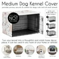 thumbnail image 4 of Sweet Jojo Designs Watercolor Floral Pink and Grey Dog Crate Kennel Cover 36in., 4 of 6