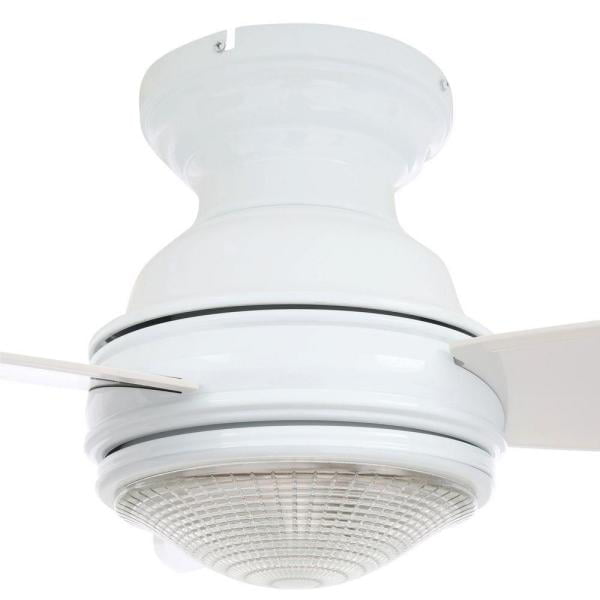 Light Kit Indoor White Ceiling Fan w Hampton Bay Sovana 44 in 