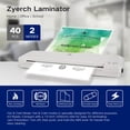 thumbnail image 2 of Laminadora Zyerch Térmica 7 en 1 de Escritorio A3 13" Blanca, 2 of 7