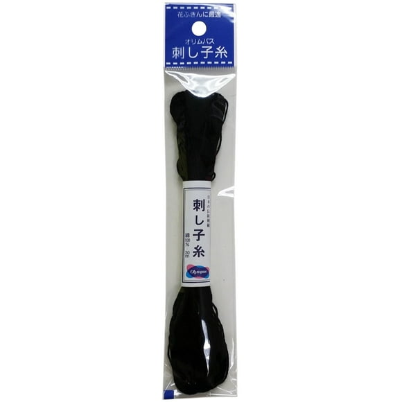 Olympus Fil de Coton Sashiko 22yd Uni-Noir ST20SP-20