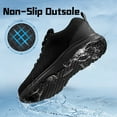 thumbnail image 3 of LAoutun Non Slip Steel Toe Shoes Waterproof Work Shoes Lightweight Safety Shoes Steel Toe Sneakers, 3 of 6