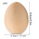 thumbnail image 1 of Xihbxyly Huevos de Pascua de Madera, Juego de 10 Huevos Sin Terminar, Kit de Pintura Diy, Base Plana para Colocarlos de Pie, Perfectos para Decoración Navideña, Manualidades, Tamaño 3,5 X 5 Cm, 1 of 2