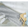 thumbnail image 3 of mDesign Microfiber Bath Mats - 3 Piece Bathroom Rugs - Set of 3 - Gray, 3 of 9