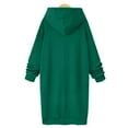 thumbnail image 4 of Women's Casual Oversized Fleece Hoodie Sweatshirts Loose Pullover Tunic Fall Outfits S~3X, 4 of 7