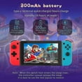 thumbnail image 5 of Joystick pour Switch, Manette de Jeu Joystick Bluetooth Sans Fil Switch Pro (Rouge Bleu), 5 of 5