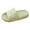 Green, variant on ibiyuan Slippers for Women Indoor Jelly Slides for Women Non Open Toe Womens Flat Sandals Soft Womens Beach Shoes for Summer Beach