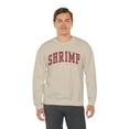 thumbnail image 6 of Shrimp Sweatshirt Gifts Crew Neck Shirt Long Sleeve Unisex, 6 of 7