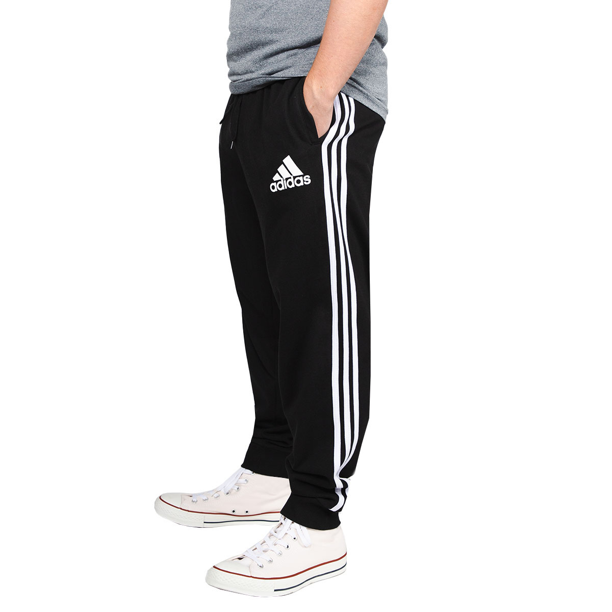Adidas Men's Essential Super Soft Joggers Black photo 4