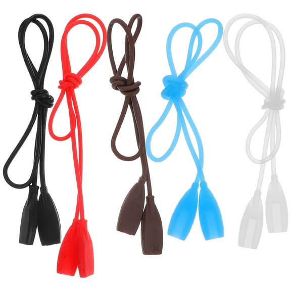 MLINS  5 Pcs Silicone Glasses Strap Nose Pads Safety Cycling Lanyards