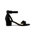 thumbnail image 3 of Unique Bargains Women's Open Toe Ankle Strap Chunky High Heels Sandals, 3 of 6
