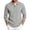 #Gray, variant on Fanshiluo Men's Collared Long Sleeve Polo Shirt, Textured Knit Button Casual Polo Tops,L,Big and Tall Men
