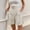 *Beige, variant on Women's Cotton Linen Drawstring Shorts, Casual High Waist Loose Summer Shorts Beige,Women's Plus L