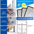 thumbnail image 7 of Cooling Privacy Anti-UV Window Film,Total Blackout Window Film, Thicken Aluminized Film Insulation, Heat Reflective Window Film, with Suction Cups,Easy to Disassemble/Reusable (20''x40''), 7 of 7