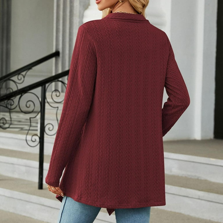 Burgundy sweaters shop womens