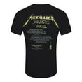 thumbnail image 2 of Metallica  Adult And Justice For All Tracks Back Print T-Shirt, 2 of 2