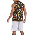 thumbnail image 2 of Sikiie Seafood And Drinks Basketball Jersey Reversible Men's Mesh Athletic Sports Shirts Training Practice S-4XLMedium, 2 of 6