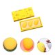thumbnail image 5 of YSNOOWE 3Ud De Esponjas Cosméticas Mango Para Aplicar Base Y Polvo Amarillo, 5 of 8