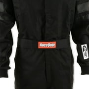 RaceQuip® 110006RQP 110 Series 1-Pc Driving Suit - SFI 3.2A/1 - Black - XL