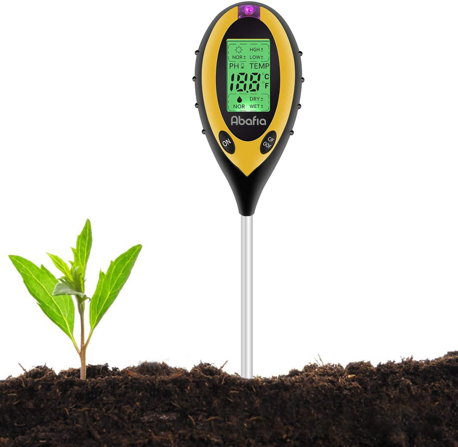 Light And Ph 3 In 1 Soil Ph Tester Soil Moisture Meter Abafia Soil Testing Kit 