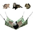 thumbnail image 3 of <p>Small Animals Hammock, Decorative Rattan Small Animal Hammock Cooling Mat  For Ferret For Rodent For Hamster</p>, 3 of 7