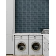 thumbnail image 7 of Lillian August Luxe Haven Rib Tile Peel and Stick Wallpaper 20.5 in. W x 18 ft. L - Denim Blue, 7 of 7