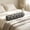 Dark Gray, variant on Chunky Braided Long Throw Pillow,Thick Knotted Tube‑Shaped Cushion,Soft Plush Decorative Bolster Pillow for Sofa Couch Bed Home Interior Layout,19"(Beige)