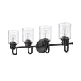 thumbnail image 6 of 340-4V-MB-Z-Lite-Kinsley - 4 Light Bath Vanity In Transitional Style-9.5 Inches Tall and 28 Inches Wide-Matte Black Finish, 6 of 6