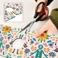thumbnail image 6 of Yayeee Faucet Mat for Kitchen Sink 30" Diatomite Long Splash Guard Pad, Abstract Floral, 6 of 7