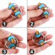 thumbnail image 3 of Llavero Fidget Toy Flippy Chain para aliviar el estrés, 6 piezas, 3 of 3