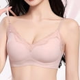 thumbnail image 5 of hoksml Women's Lace Trim Wireless Bra - Seamless Comfort Bralette with Adjustable Thin Straps for Everyday Wear, 5 of 8