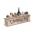 thumbnail image 3 of de Navidad de Escritorio de Madera, Decoración de Paisaje, Juego de Construcción para Mesa Temática Coleccionable, Decorac Estilo B SM SunniMix Casa de miniaturas, 3 of 8