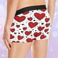 thumbnail image 3 of Vetsdori Mens Underwear Trunks Boxers Cozy Valentines Holiday Soft Elastic Waist Heart Print Fashion Boxer Briefs for Men Gift for Men, 3 of 7