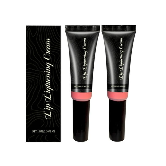 SDJMa 2PCS Lip Brightening Cream, Exfoliates Moisturizes to Improve Lip Color, for Soft, Smooth, and Naturally Pink Lips, 10g