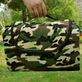 thumbnail image 5 of Btomtd Camping Essentials,Camping Gear,Briefcase Folding Camouflage Picnic Mat Beach Mat, Outdoor Camping Mat Camping Hiking Supplies, Travel Beach Out Beach Mat, 5 of 7