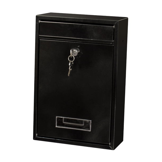 Anti-rust Locking Mailbox Vertical Rustproof Rainproof Lockable Mail ...
