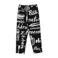 thumbnail image 4 of Daiia Pasta Bacon Women's Sleep Pant with Pockets and Drawstring,Pajama Pants-X-Large, 4 of 9