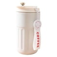 thumbnail image 2 of Taza De Café De Viaje Sunnimix Acero Inoxidable 450ml Blanco, 2 of 8